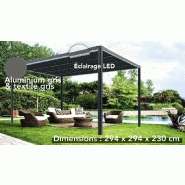 Toit terrasse alu - Couv'Terrasse® e-store - 9m² - Gris_1