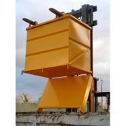 216009 - Benne à fond ouvrant Collvert - 515 L - Caisse acier nervuré avec commande d'ouverture manuelle_1
