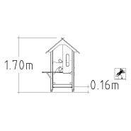 Maisonnette de jeu Unimini Ballero réf-8046357 - Hags - Pour enfants de 1 à 5 ans_1