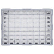 Vidaxl organisateur multi-tiroirs avec 64 tiroirs 52x16x37,5 cm 147580_1