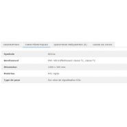 26946 - Panneau de chantier KD21a gauche - PVC rigide pour cône de signalisation - 1000 x 300 mm_1