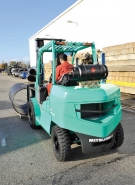 FG40-55N - Chariot frontal gaz Mitsubishi - 4 à 5,5 tonnes - Levée 3 à 7 mètres_1