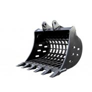 Godet squelette GSQ60-800AS pour minipelle 4-6T - Uniter 45 - Largeur 800 mm_1