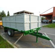 Vz60ml remorque agricole - Vendrame - retournement hydraulique trilatérale - charge 6000 kg - dimensions 4,00x2,20m_1