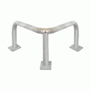 Arceau de protection d'angle acier Ø 76mm - 350 / Acier galvanisé_1