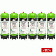 Bouteille de gaz jetable ARGON CO2 - 2,2 Litres - MAG ACIER/INOX_1