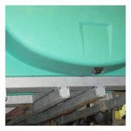 Cuve à vidange totale 6000L - PREMIUM - DURACUVE 6100 avec vanne Polypropylène DN50 et passe cloison_1