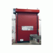Porte rapide souple à enroulement - utilisation intérieure - 8000 x 8000 mm - structure en acier galvanisé_1