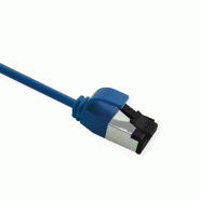 ROLINE Cordon Cat.8 (Classe I) U/FTP, Slim, fils tressés, LSOH, bleu, 1 m_1