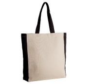 Sac cabas bicolore en coton canvas - Réf: KI0275 - Kimood - Conscious collection_1