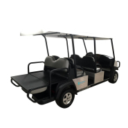 Voiturette électrique éco-responsable, 6 places à banquette rabattable_2