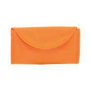 Sac shopping pliable - Non-woven, 70 g/m² - Couleur orange - Taille pliée 185×87 mm_1