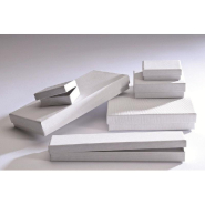 Boîte cadeau blanche L6xP4.5xH2.8cm - par 12 - en carton épais et polyvalente_1