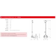 Crh215l - Cric hydropneumatique long Sam Outillage - capacité de 20 à 40 tonnes, pour véhicules lourds_1