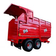 Remorque d'ensilage Redrock équipée d'essieux grande vitesse