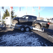 Remorque porte voiture basculante hydraulique - Humbaur Hockenheim 4036 - PTAC jusqu'à 2000kg_1