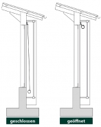 Rideaux brise-vent WSS 1 - système d'aération par le bas - dimensions max 120m x 6m - AGROTEL_1