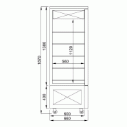 Vitrine de pâtisserie réfrigérée pour chocolat 400L 7489.5395 Combisteel_1