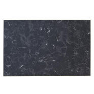 Plateau rectangulaire de table d'intérieur Tavola 70x110cm stratifié marbre noir_1
