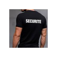 Tee shirt noir securite cooldry maille piquee - Militaires, Gendarmerie, Police et Sécurité_1