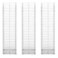 Vidaxl jeu de panier de gabion 3 pcs fil galvanisé 25 x 25 x 100 cm 141045_1