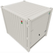 Container de stockage 10 pieds -Porte sectionnelle - LC10 garage_1
