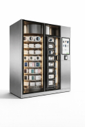 Distributeur automatique d'accessoires technologiques intelligents - Système de distribution à tambour pour bureaux_1