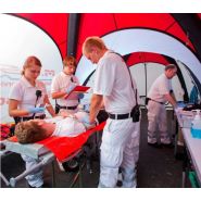Gybe - Abris médicaux mobiles Fugu - Tente de secours gonflable 5 x 5 m_1