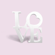 Love en polystyrène - Polystyrène Blanc (Fabrication en 5 jours ouvrés + Livraison)_1