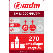 Palette plastique 1200 x 1200 mm pour containers maritimes - EMB1200/PP/9P - polypropylène recyclé_1