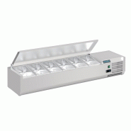 Saladette à poser avec couvercle Série G 6x GN 1/4 DA680 Polar_1