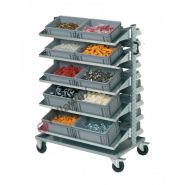 Chariot porte bac - Smart 102 - 1023x613x1430 mm - acier galvanisé - capacité 300 kg_1