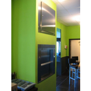 Monte plat pour les petites charges jusqu'à 100 kg idéal pour les restaurants, les hôtels ou les pharmacies_1