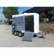 Bétaillère XL Wilsud - Grand volume 2.80m x 1.60m x 1.90m - PTC 2000 kg - Double essieux freinés_1