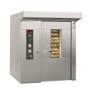 Four rotatif à gaz avec chambre de combustion latérale - 15 à 18 niveaux - Formats 450x650mm à 600x800mm - Référence FRM/4G-F_1