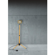 Projecteur d'extérieur série T télescopique - 20W - 4000K - 1800lm - Jaune - Trépied extensible 1,10m - IP65_1