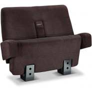 Fauteuil de cinéma Kleslo, avec housses d'assise et dossier matelassées - banquettes fixes ou relevables - Love seat_1