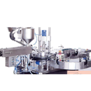 Machine automatique pour le remplissage et la fermeture des flacons et des pots de petites contenance - 1000 à 6000flacons /h -MICROBLOC_1