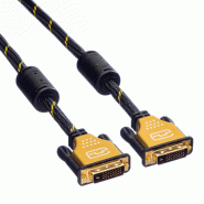 ROLINE GOLD Câble pour écran DVI, M-M, (24+1) dual link, 1 m_1