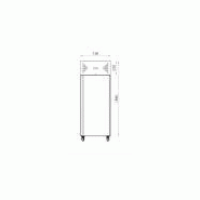 Armoire réfrigérée inox pâtissière - négative - 600 x 400 (AA7PN) AFI collin-lucy_1