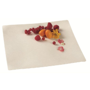 Assiette carrée Imagine Bagasse blanche 25cm - par 200_1