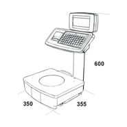 Balance HELMAC GPE MK avec clavier mécanique 370 x 310 mm_1