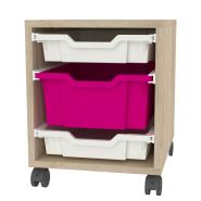 Meubles à bacs - H40 - Capacité de 3 bacs - Réf. R.MBP1CH4 - Pour crèches et collectivités