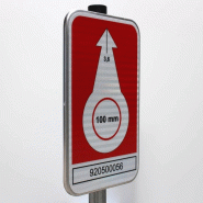 Panneau signalisation point d'eau normalisé pompiers_1