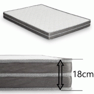 Canapé lit compact 3 places Denso - ouverture rapide express 140 cm - microfibre graphite avec matelas 18 cm_1
