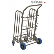 Chariot pliable de distribution pour charges lourdes - tr034xxl - ergonomique, léger et maniable_1