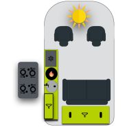 Lifou - fourgon aménagé  - melovan - store coté gauche_1