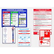 Panneau consignes de sécurité - AGIC - M1 - Informations incendie et évacuation_1
