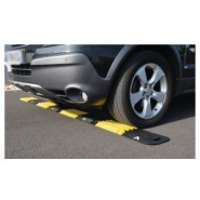 Ralentisseur temporaire de chantier pliable - polyuréthane - 25 mm - 30 km/h - 20 tonnes par essieu_1