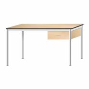 Bureau de professeur classique EWL.4 / EWL.5 / EWL.6 - Bureau scolaire avec tiroir et rangement_1